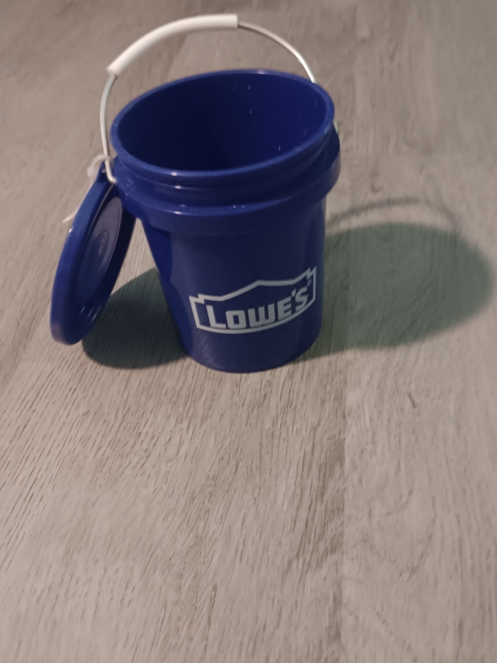 Lowe's Mini Blue Bucket